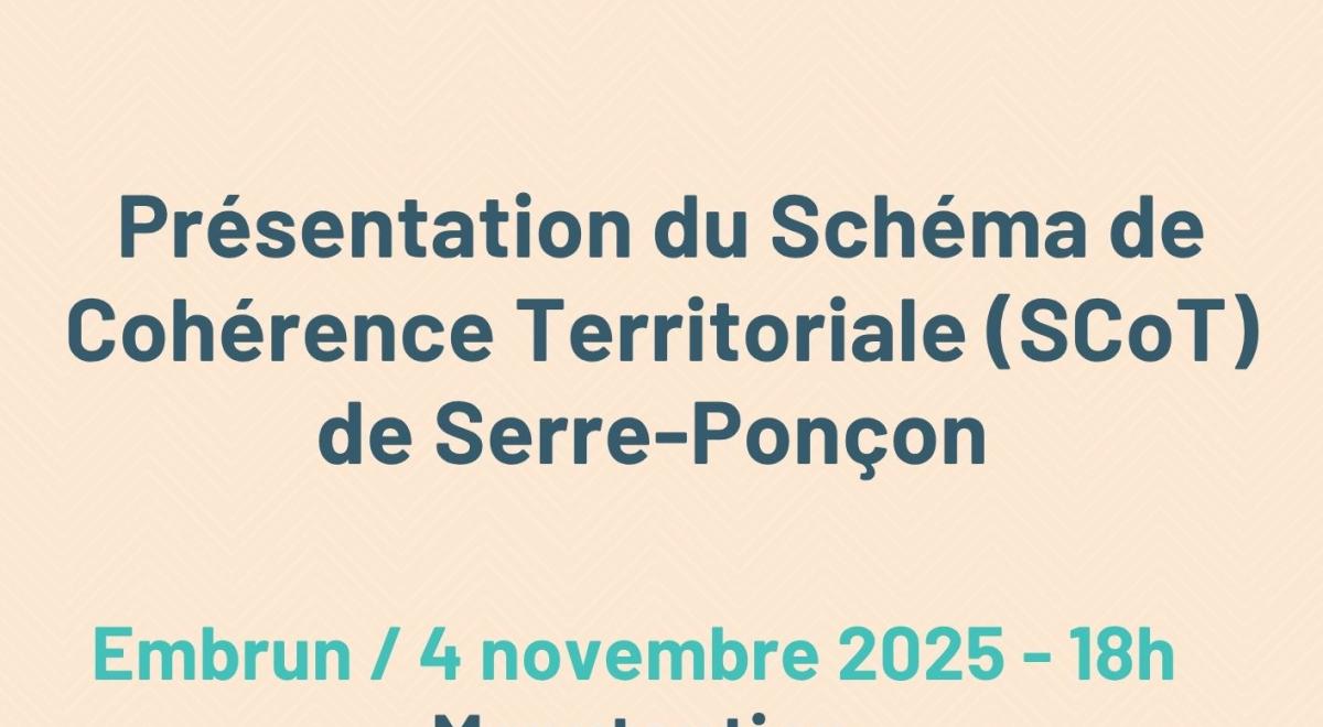 Invitation réunion publique