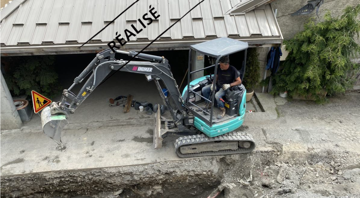 enfouissements réalisé