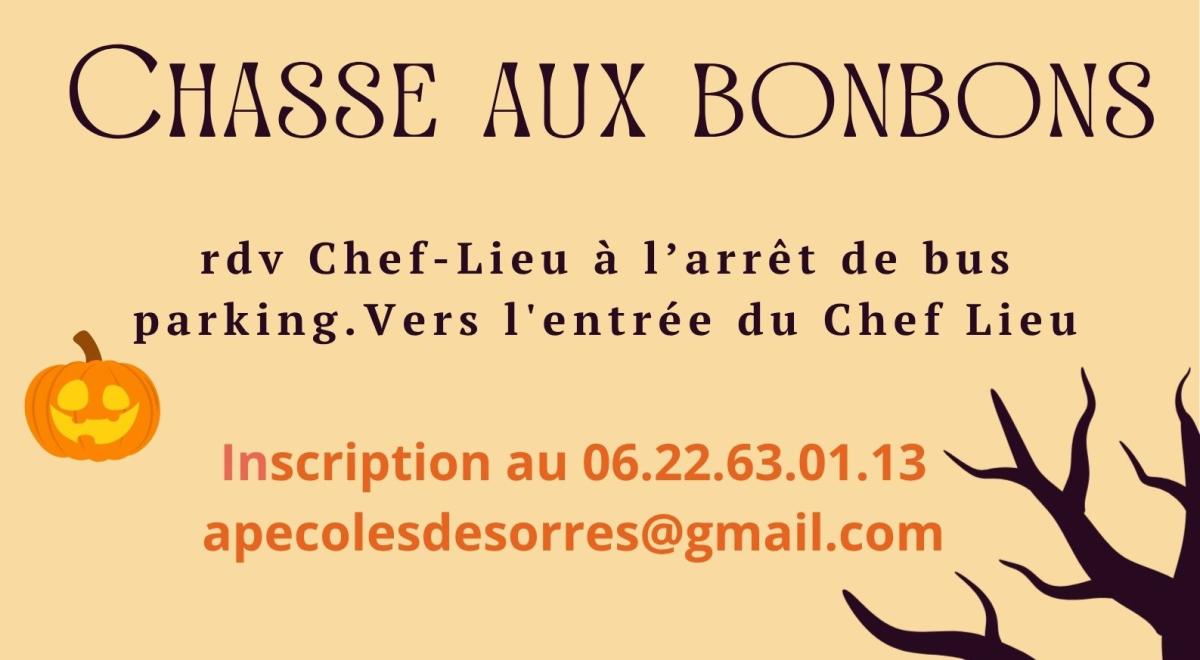 halloween chasse aux bonbons
