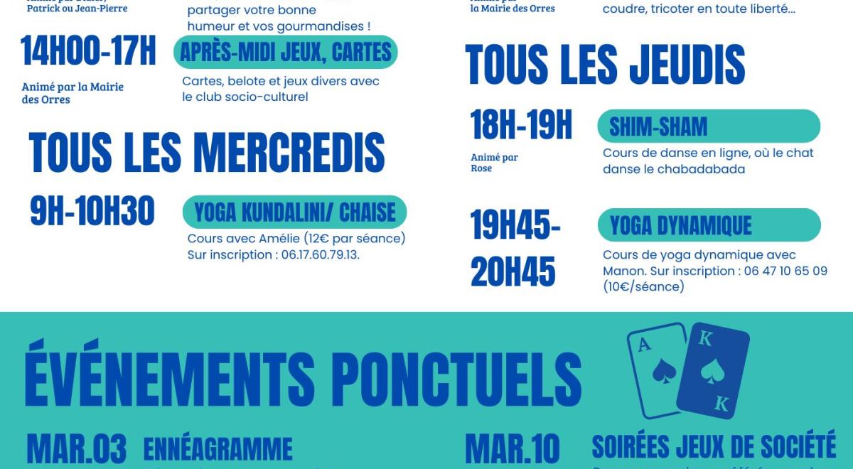 programme TL février
