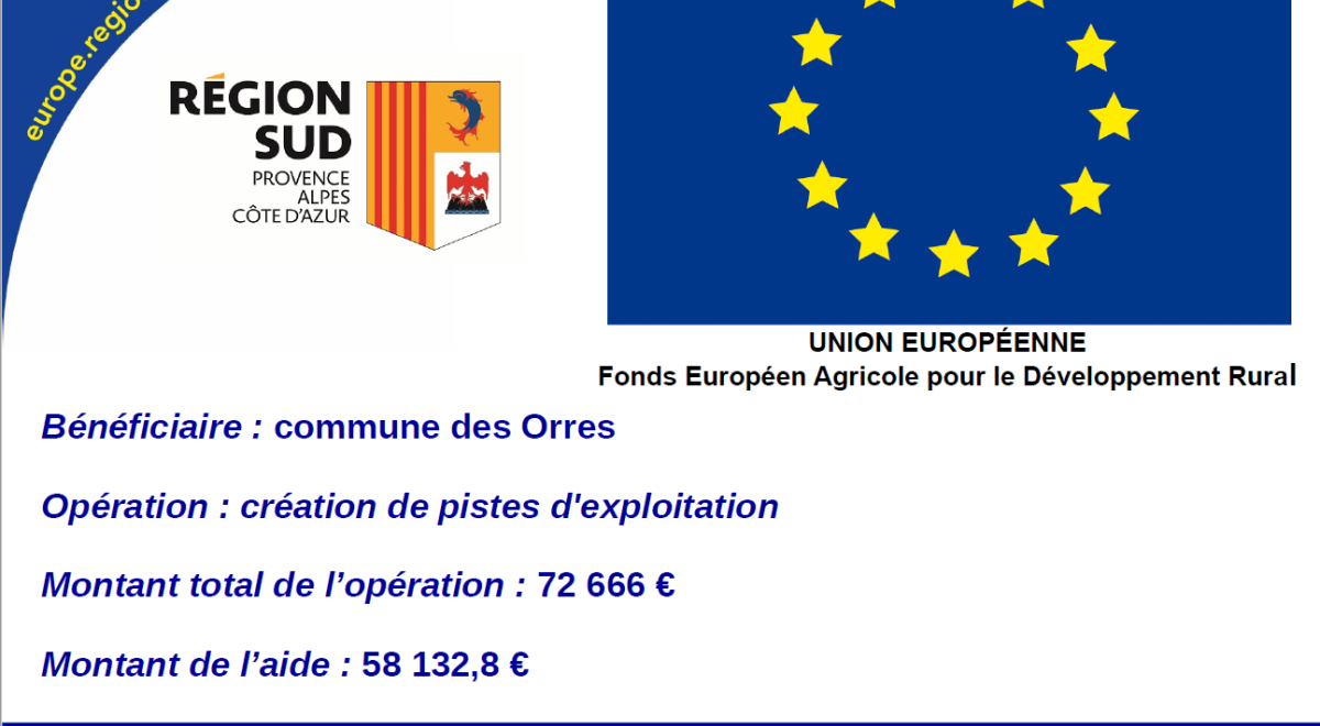 Création de pistes d'exploitation au Grand Vallon