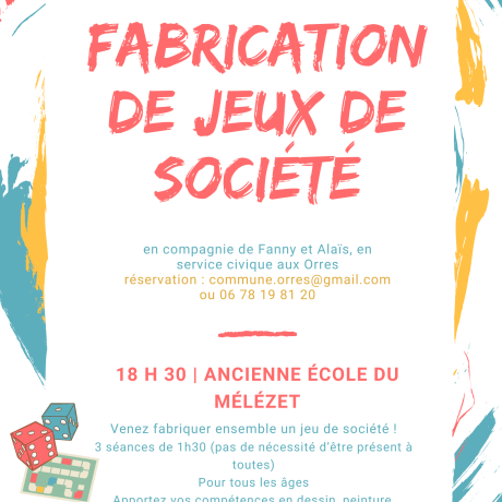 Ateliers de fabrication de jeux de société