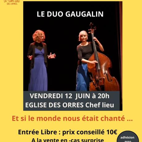 Affiche duo GAUGALIN