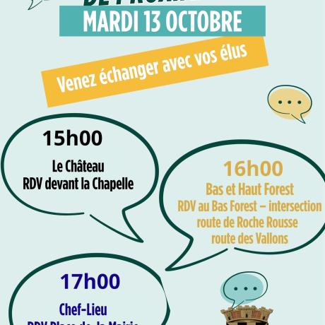 Affiche Réunion proximité