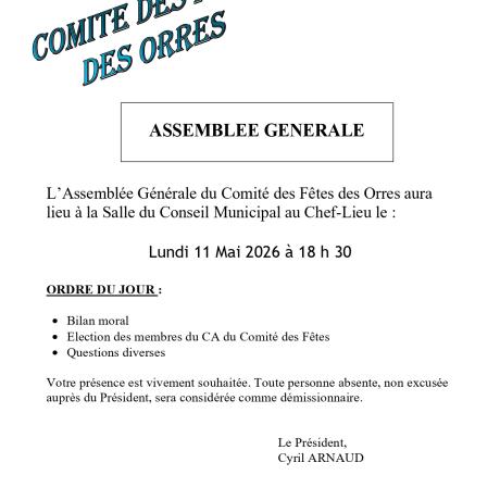 COMITE DES FETES