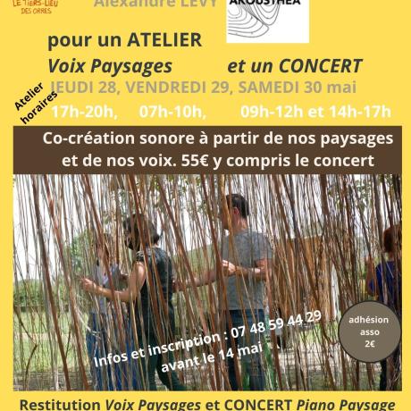 atelier voix paysages