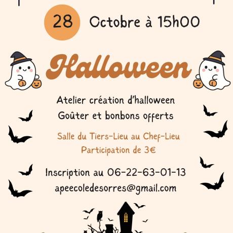 Halloween créatif.