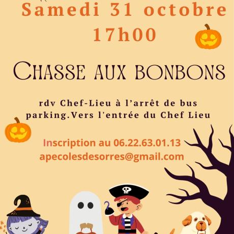 halloween chasse aux bonbons