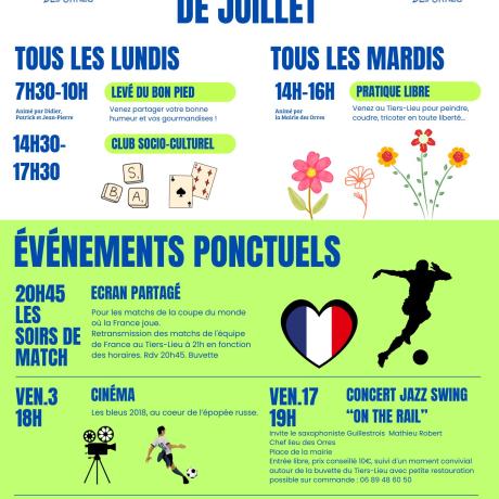 Programme Juillet26 