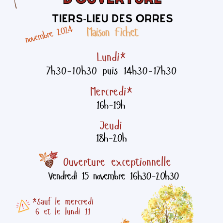 recap horaires nov recap horaires nov
