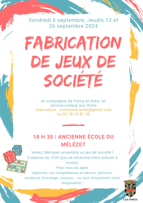 Ateliers de fabrication de jeux de société