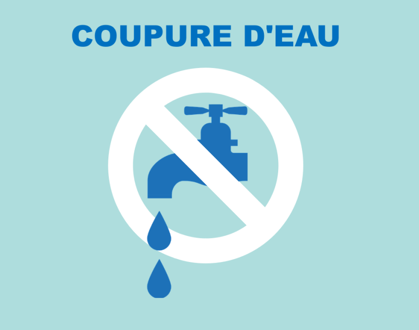 coupure d'eau